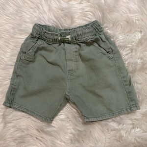 Zara Kids Olive Green Shorts Boys Size 4-5 years